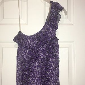 Purple/grey printed maxi dress💜